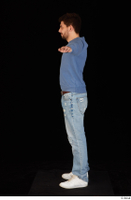 Hamza blue jeans blue sweatshirt dressed standing t poses white sneakers whole body 0003.jpg